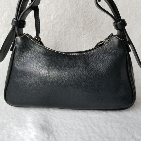 Dooney & Bourke Small Black Hobo Handbag - Picture 2 of 12